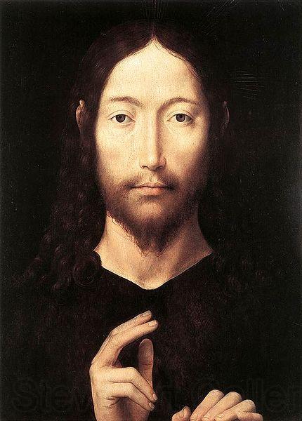 Hans Memling Christ Giving His Blessing Norge oil painting art